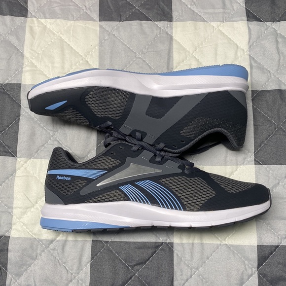 Grey & Blue Reebok Running Shoe, 8.5 - Picture 12 of 12